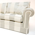 Duresta Waldorf 3 Seater 2 Cushion Sofa in Guinevere Range 8 Fabric